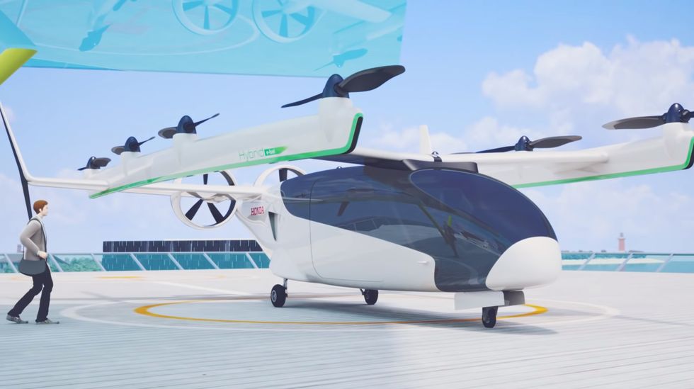 eVTOL, el dron híbrido de Honda para transporte de pasajeros