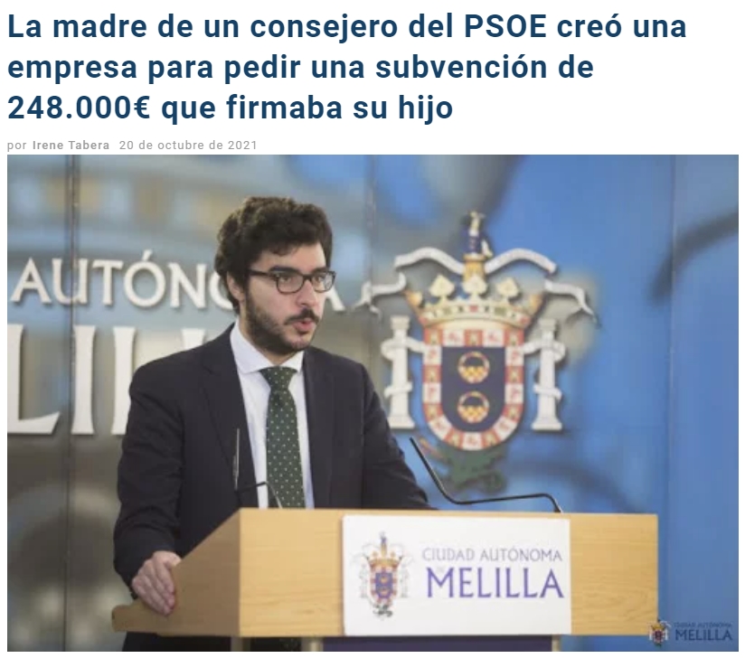 Qué chorprecha, un político robando...