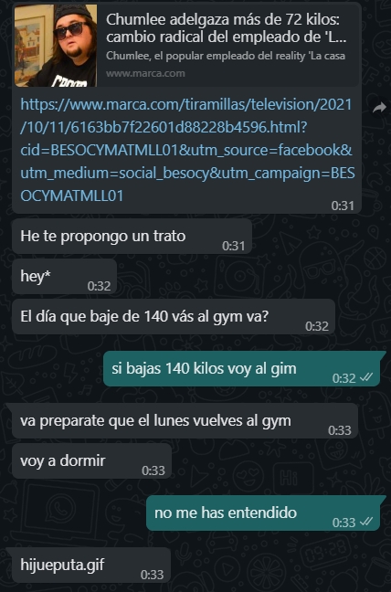 No sé Rick, parece flaco