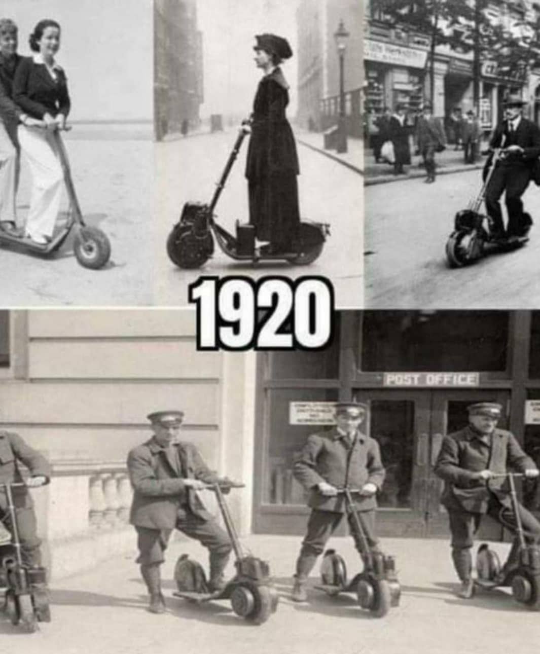 Los patinetes eléctricos ya existían... ¡en 1920!
