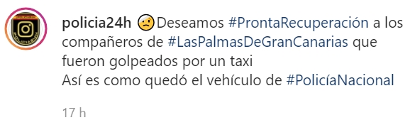 Cuando creas que has tenido un mal día en el trabajo recuerda al taxista que se llevó por delante a un coche de la Policía Nacional