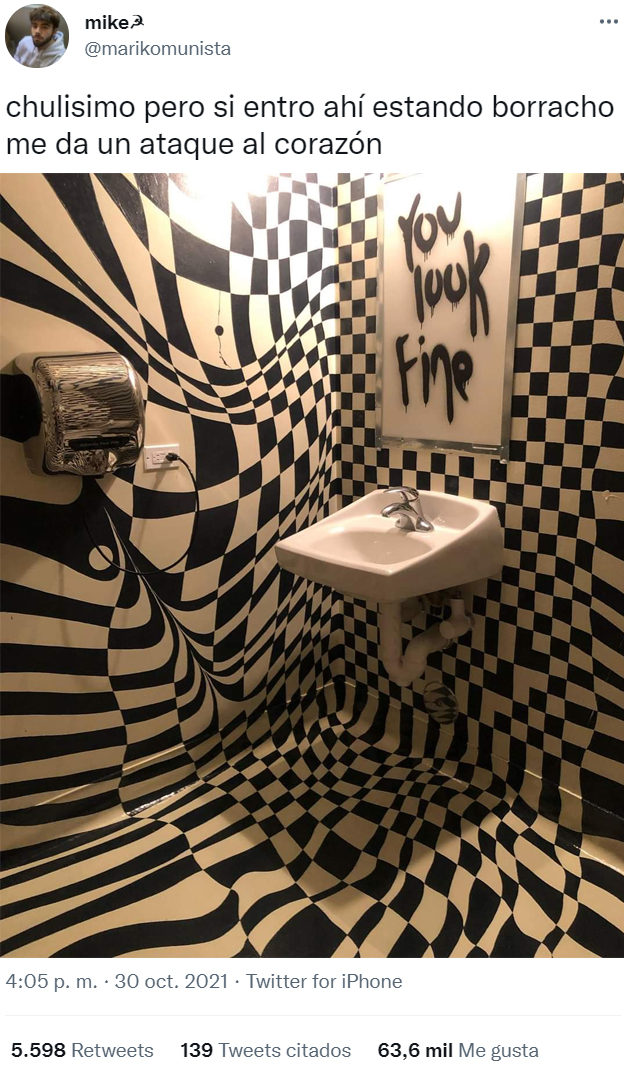 Si vas puesto... ¿verás todo recto?