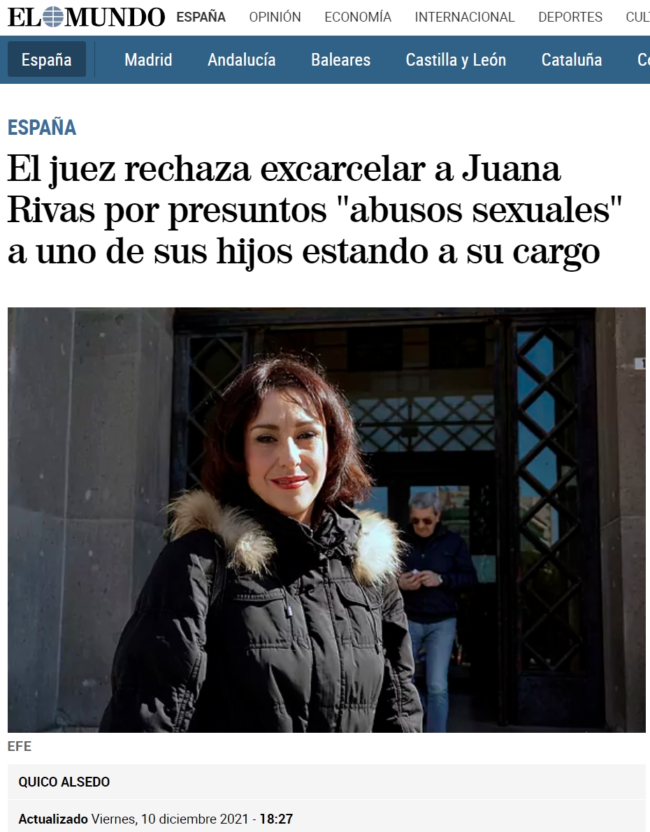 Giro infernal en el caso Juana Rivas: el juez dice que uno de los menores fue abusado sеxualmente mientras estaba bajo el cuidado de la madre
