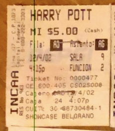 Argentina: veinte años de inflación en entradas de cine