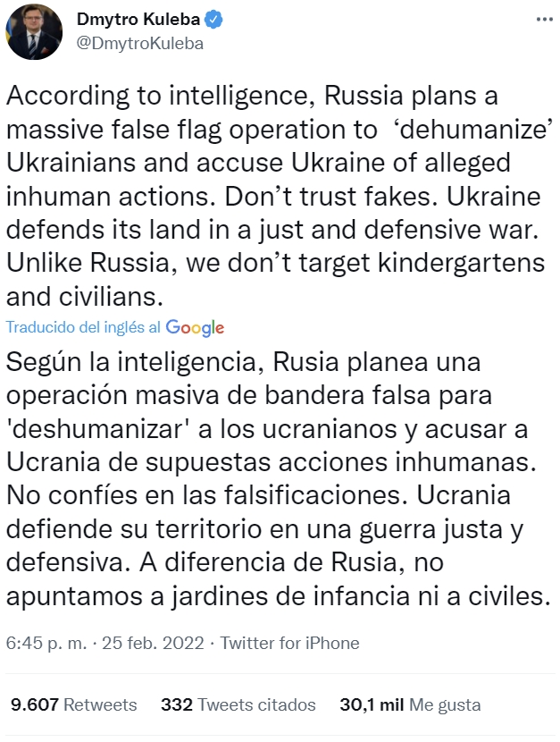 Coged esta información con pinzas, pero se habla de que Rusia se prepara para... ¿sufrir muchas bajas?