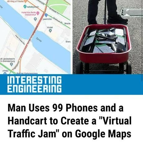 Cuando conoces los algoritmos de Google Maps y estás cansado del ruido de los coches en tu calle
