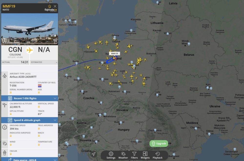 Aviones maduritos de la OTAN sobrevolando tu zona