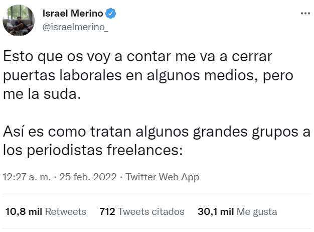 "Nos gusta mucho tu trabajo y... QUEREMOS ESCLAVIZARTE"