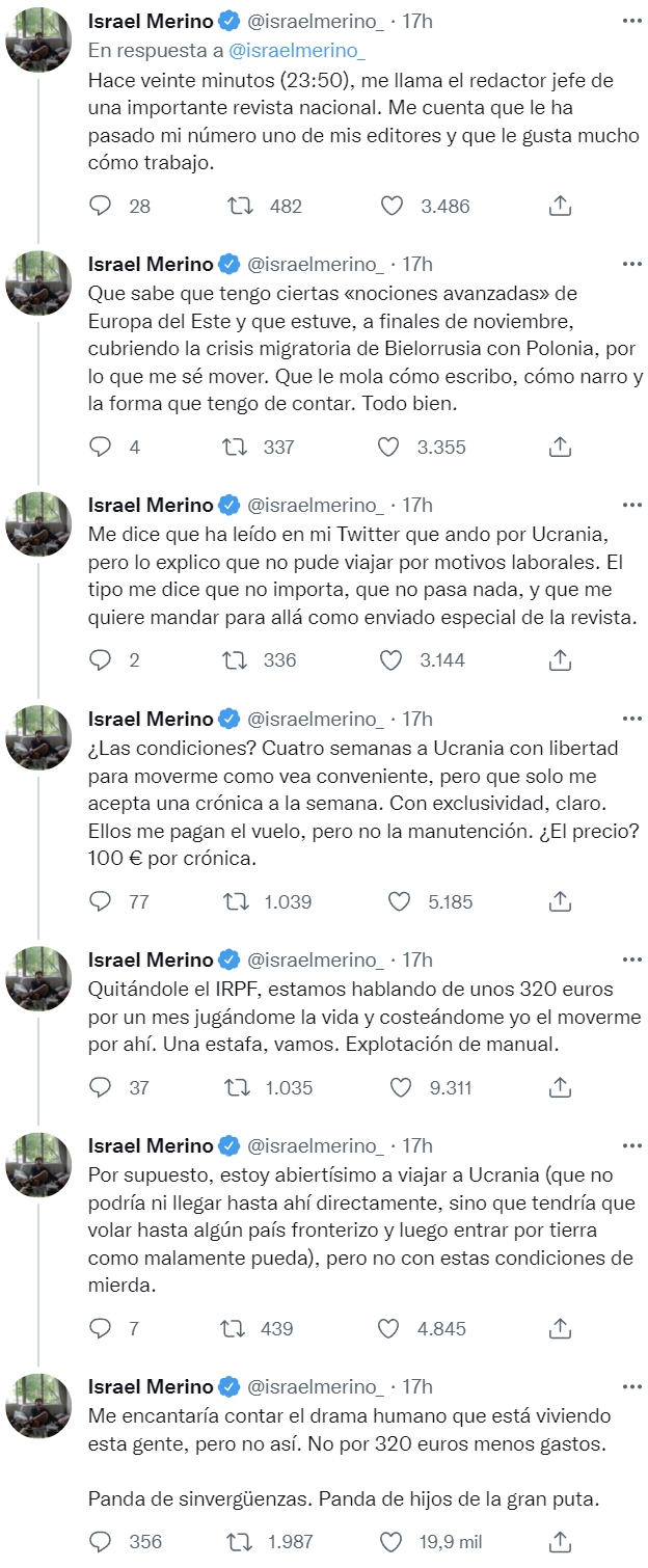 "Nos gusta mucho tu trabajo y... QUEREMOS ESCLAVIZARTE"