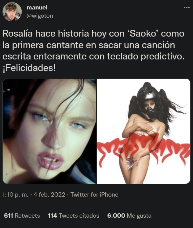 Rosalía - Saoko