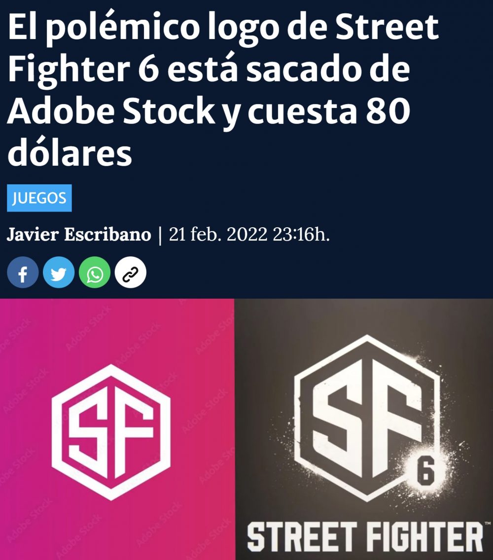 Cuando le encargas a Pablo Casado hacer el logo del nuevo Street Fighter