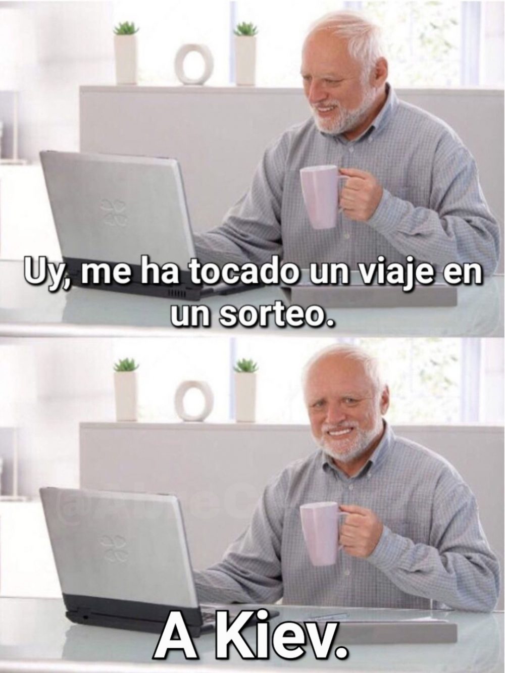 Cuando tengo suerte en algo