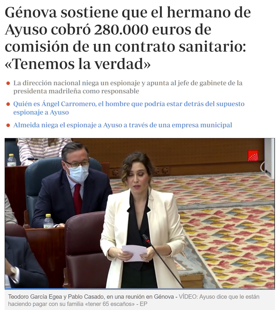 Casado le hace un jaque a la reina