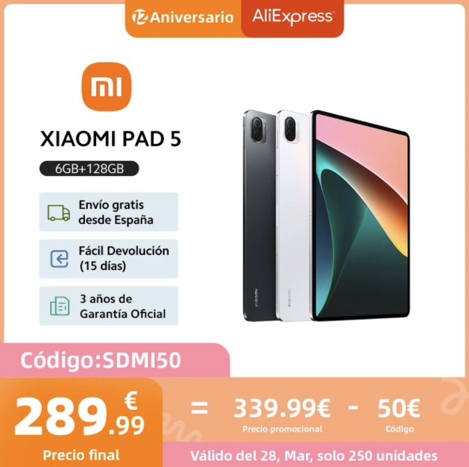 2º Día de ofertas en el Aniversario de AliExpress