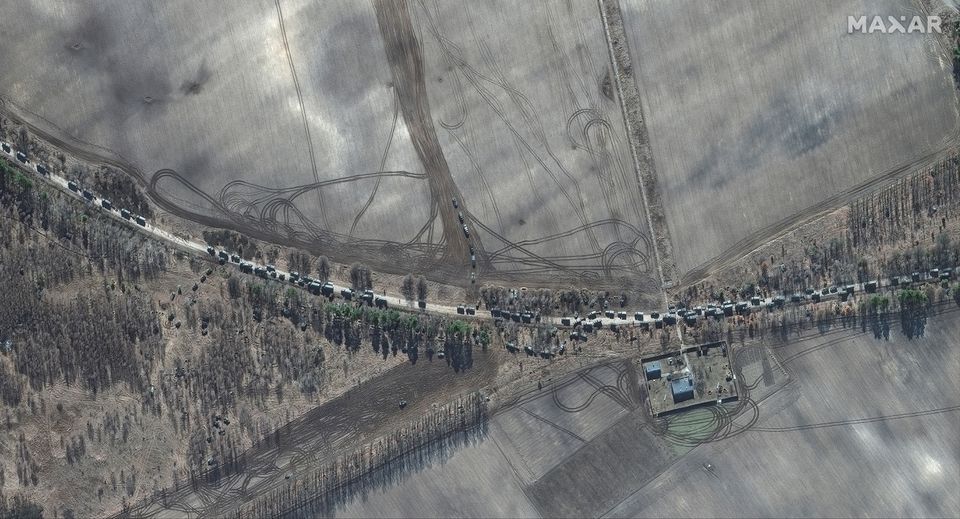 Helicopteros rusos derribados sobre la presa de Kiev
