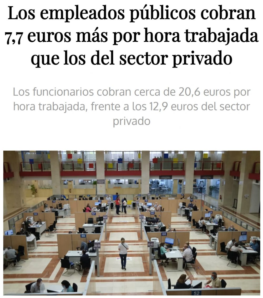 Ser funcionario: el sueño español