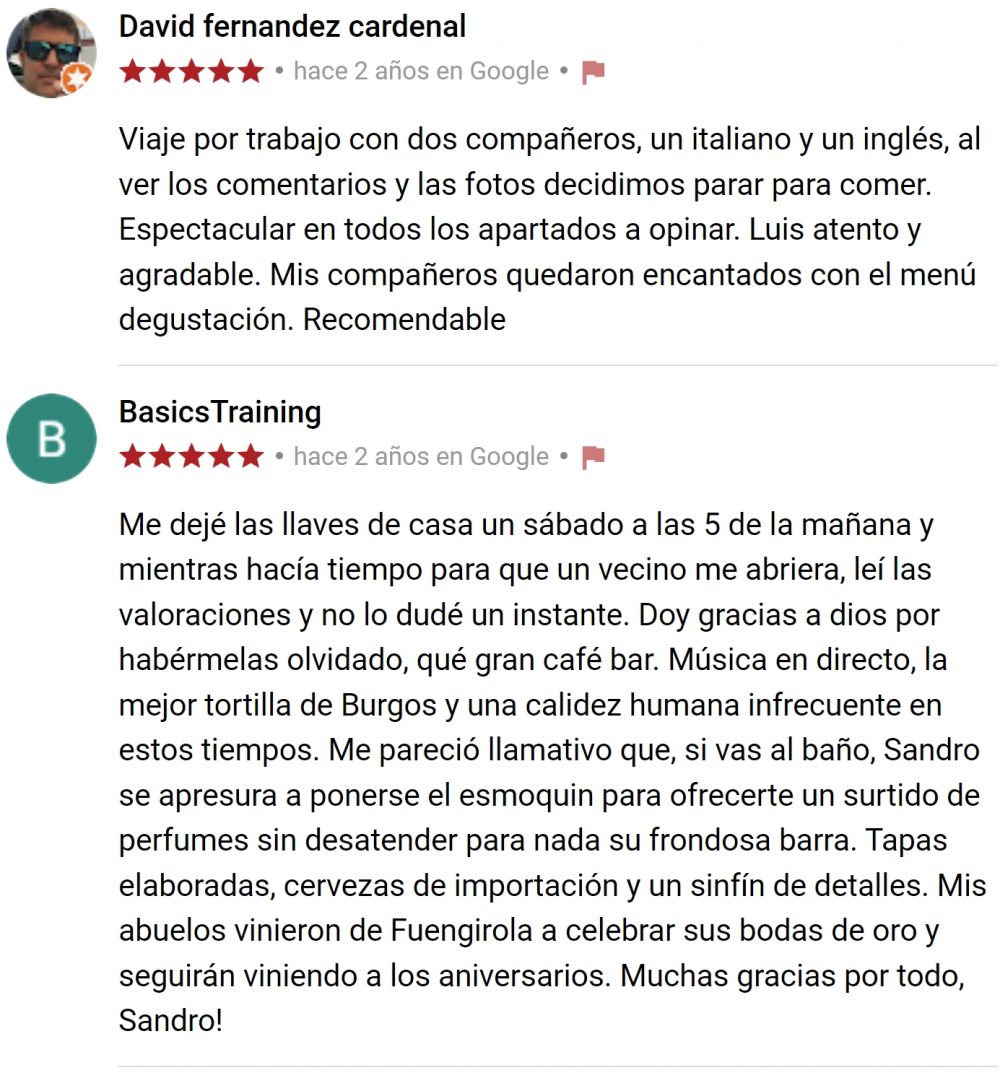 En Burgos hay un bar tan horríblemente malo, que la gente se puso de acuerdo para ponerle reseñas buenísimas para trolear a futuros clientes