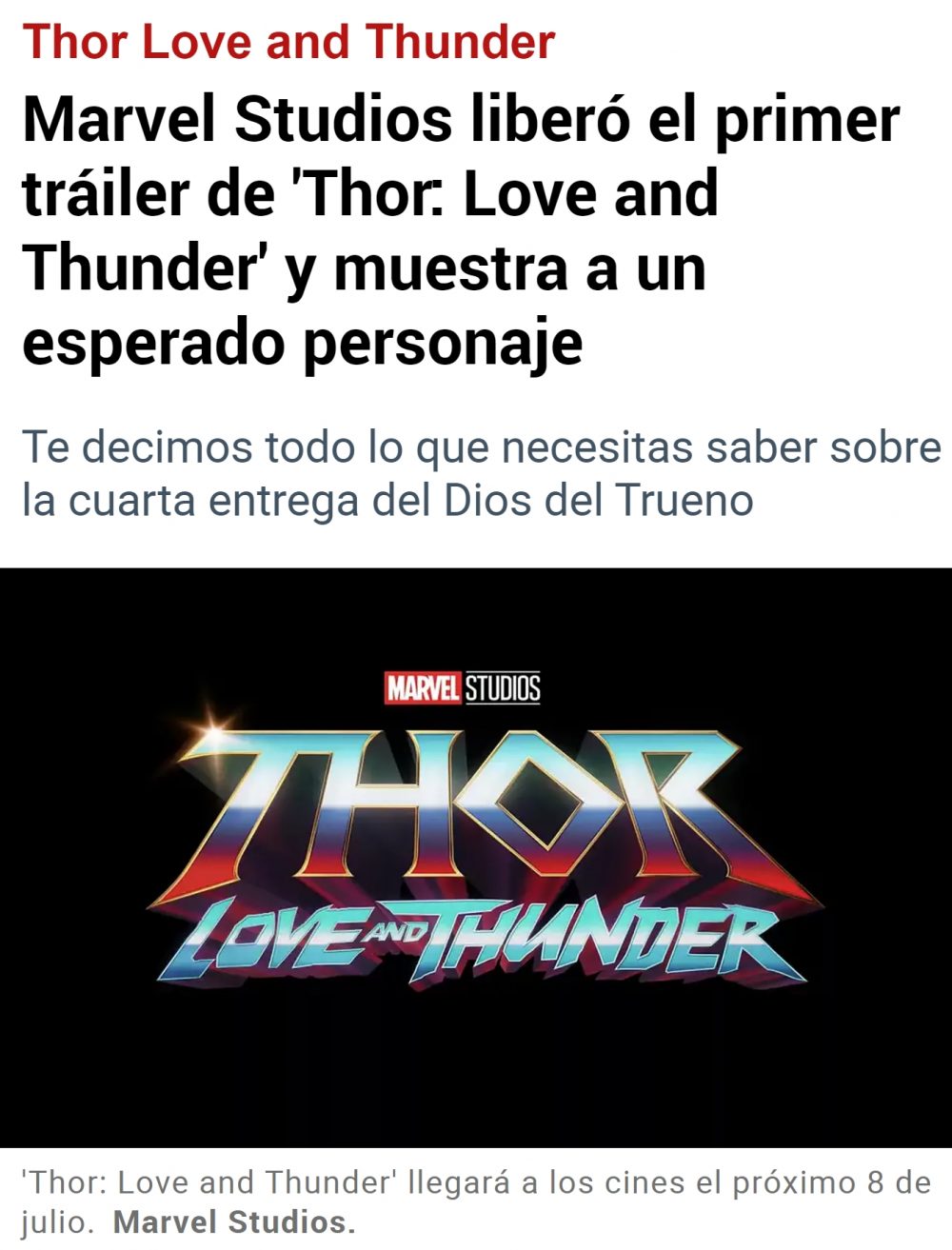 ¿Thor? Sí, también mujer