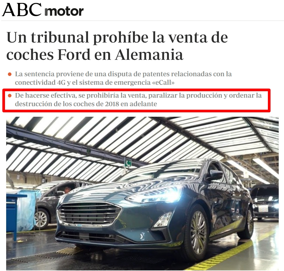 Un tribunal ordena a Ford destruir todos los coches que ha comercializado en Alemania desde 2018