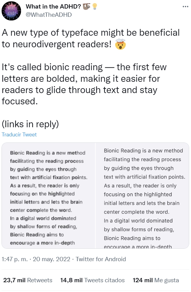 Bionic Reading: El nuevo método de escritura que facilita la lectura rápida