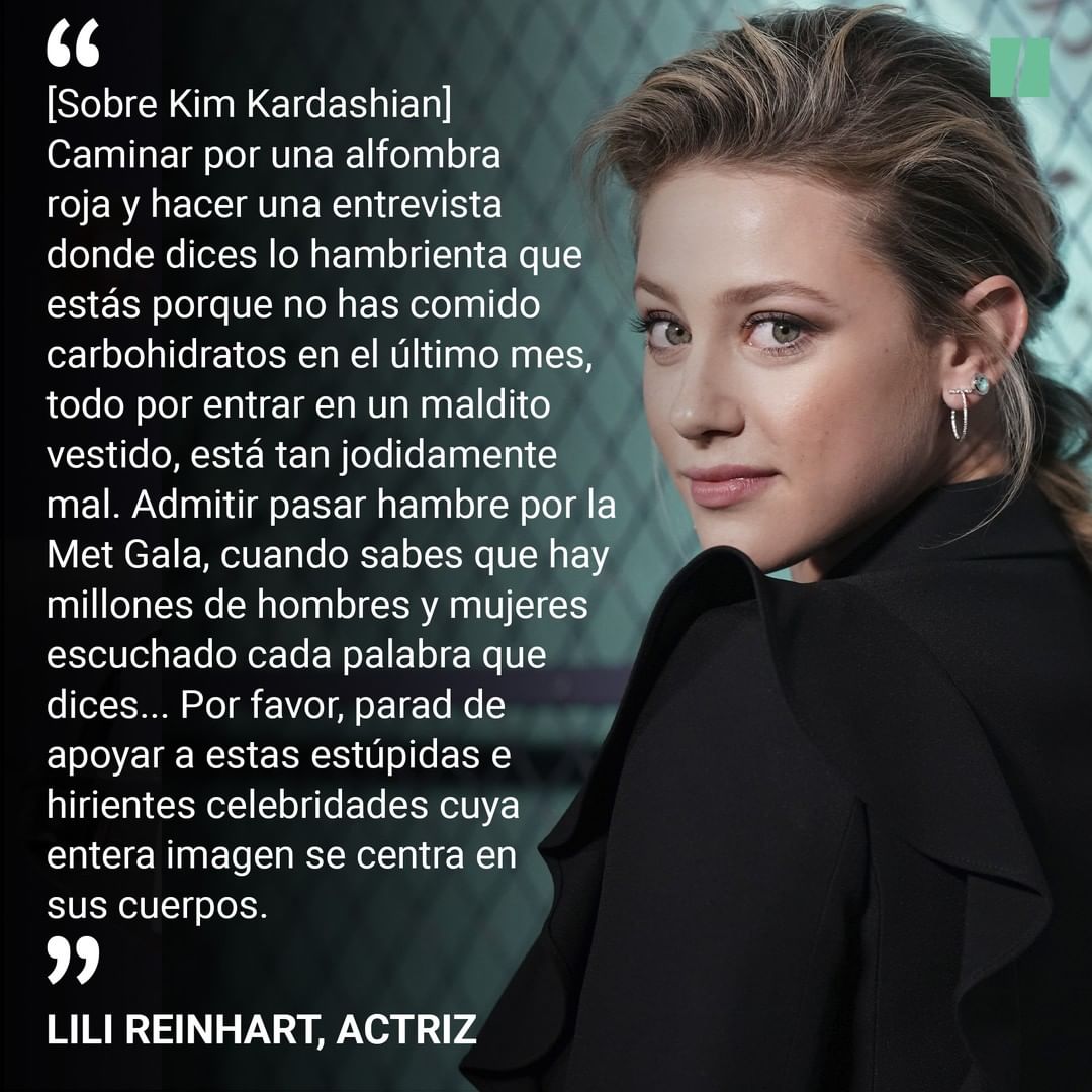 Lili Reinhart critica duramente a Kim Kardashian