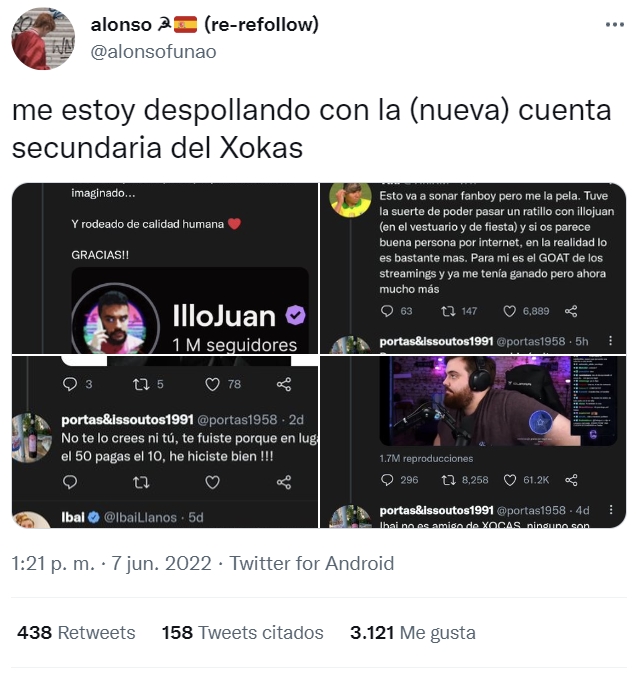 ElXokas vuelve a la carga con nuevas cuentas secundarias