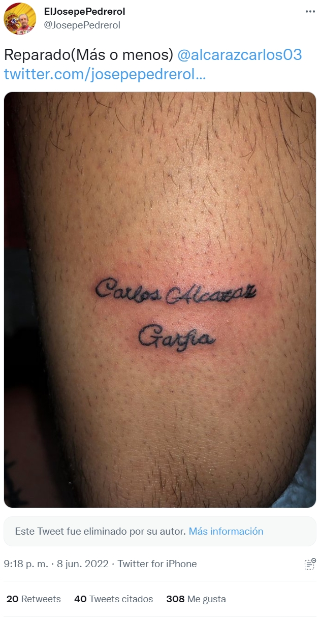 Grande Carlos <del>Alcazar</del> Alcaraz