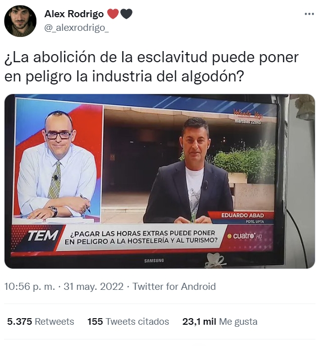 Tienes que trabajar gratis para que Manolo pueda tomarse su café y cigarro antes de expulsar el muñeco de barro.