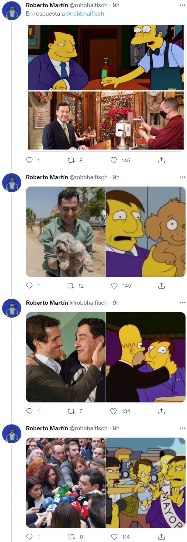 ¿Es Juanma Moreno Bonilla, Joe Quimby?