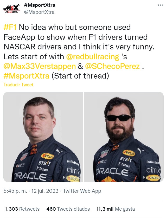 El filtro que convierte a los pilotos de F1 en pilotos de NASCAR