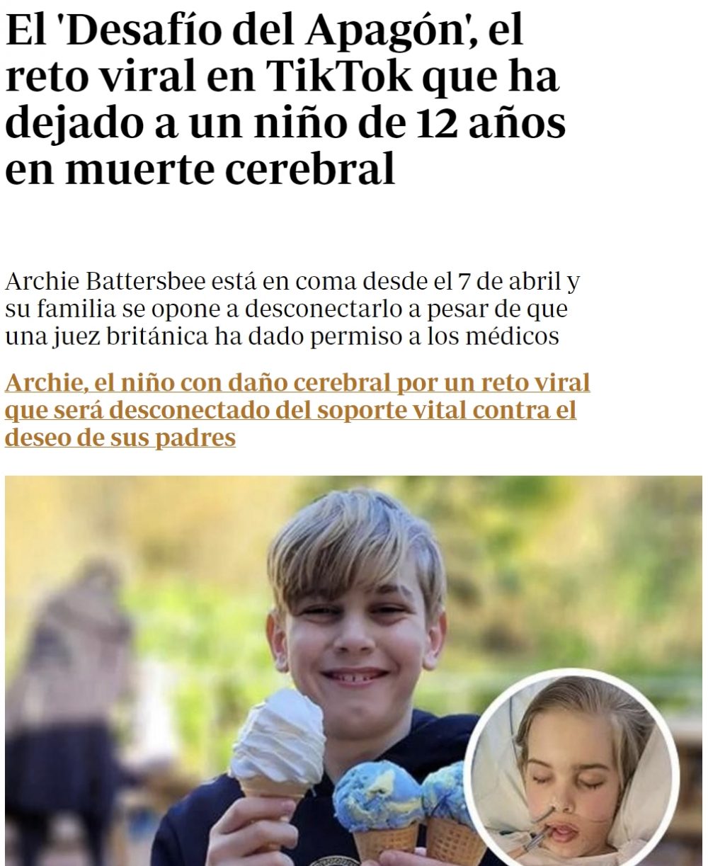 Estamos llegando tarde a eso de cerrar Tiktok y tirar las llaves dentro de un volcán...