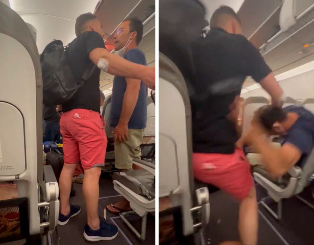 Tangana en el avión: "No te me acerques que te siento en tu pvta silla"