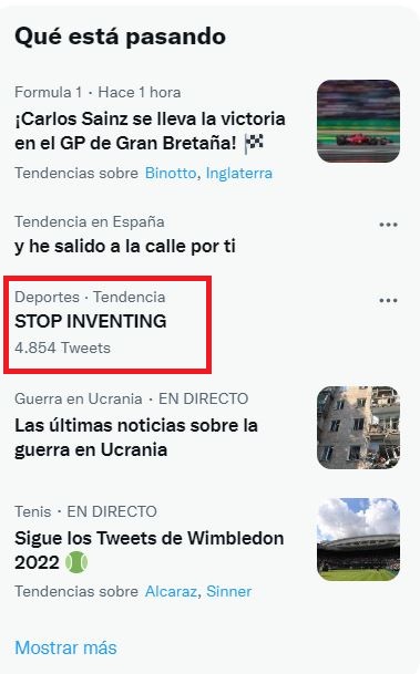 El "STOP INVENTING" de Carlos Sainz a Ferrari fue trending topic ayer