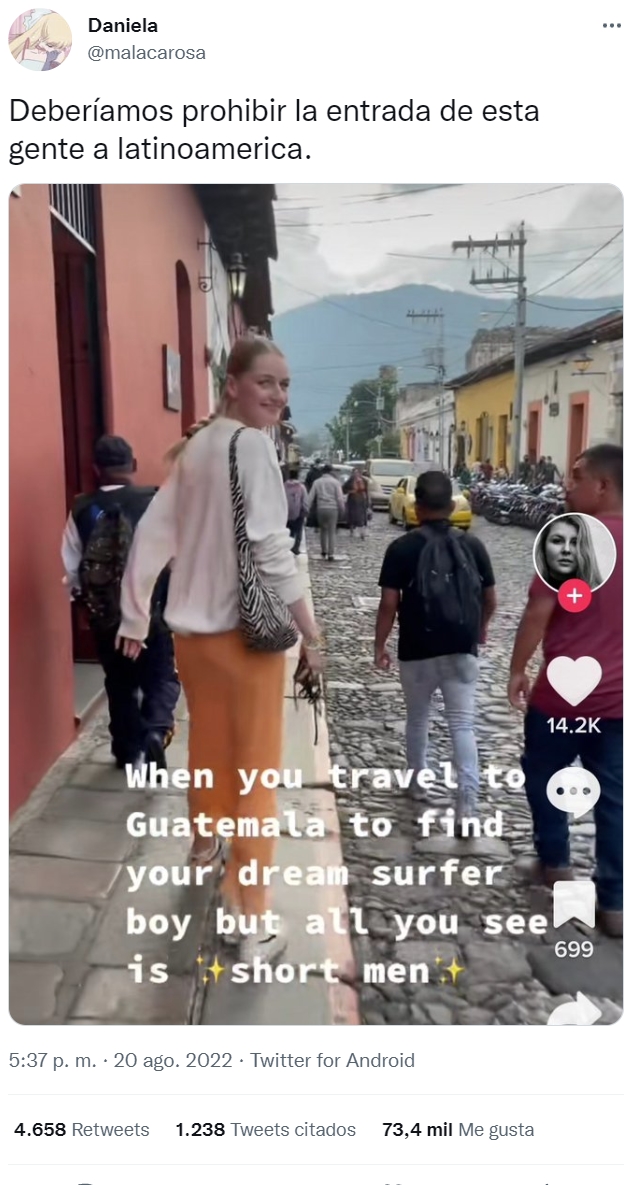 "Cuando viajas a Guatemala para encontrar a tu surfero soñado pero lo único que ves son hombres bajitos"