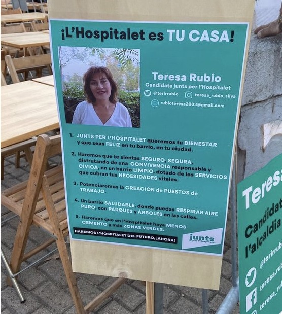 Teresa Rubio, comprometida con el catalán... pero no mucho.