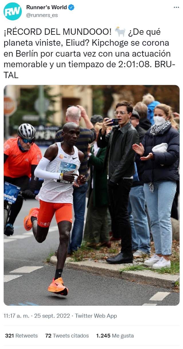 Cómo "Bottle Claus" ayudó a Eliud Kipchoge a establecer un nuevo récord mundial de maratón en Berlín