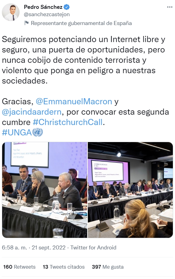 Es un poco poético que tengamos amenazas nucleares sobre la mesa y que la cumbre general de las naciones unidas esté usando el hashtag UNGA