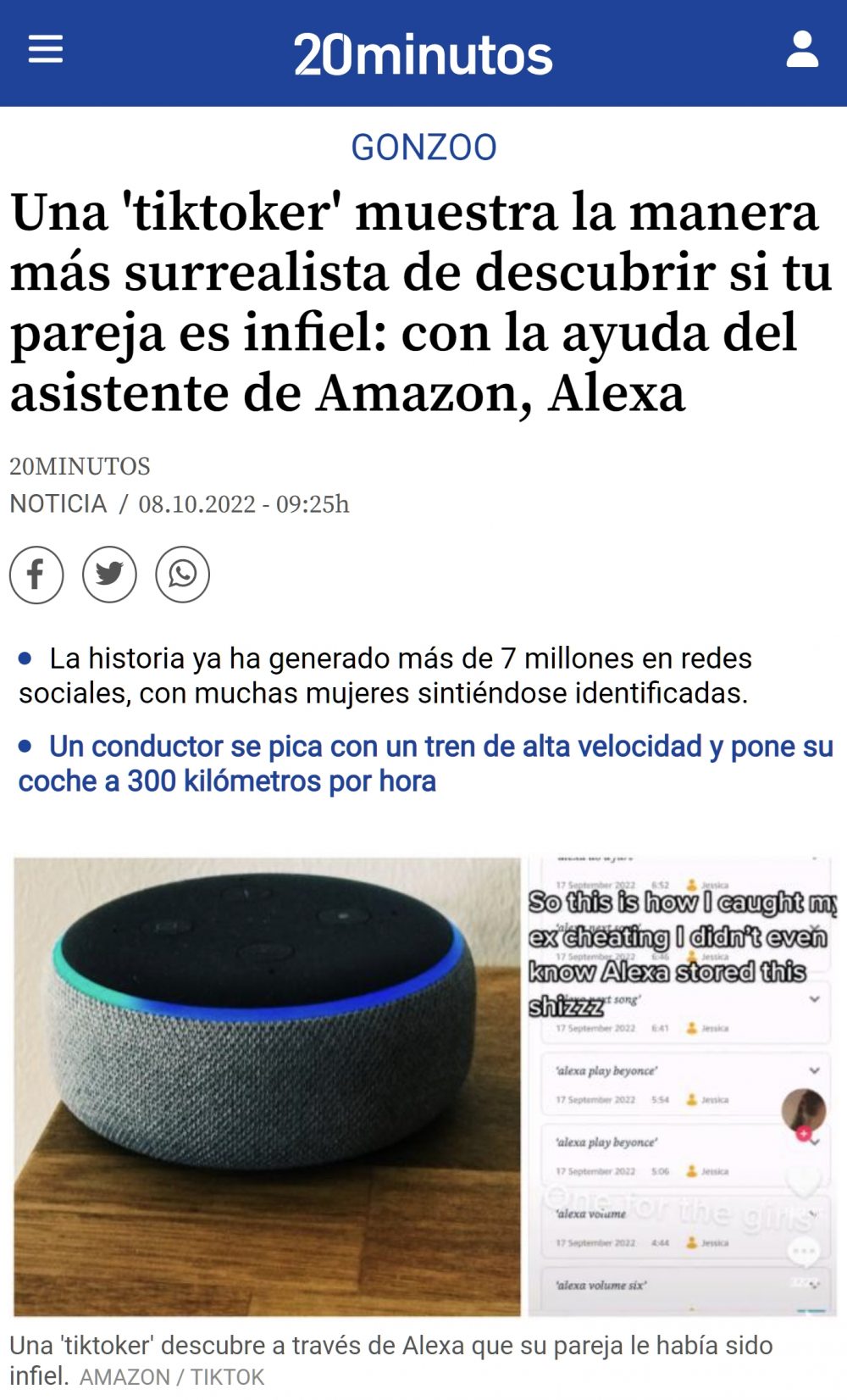 Alexa: un inesperadamente troll