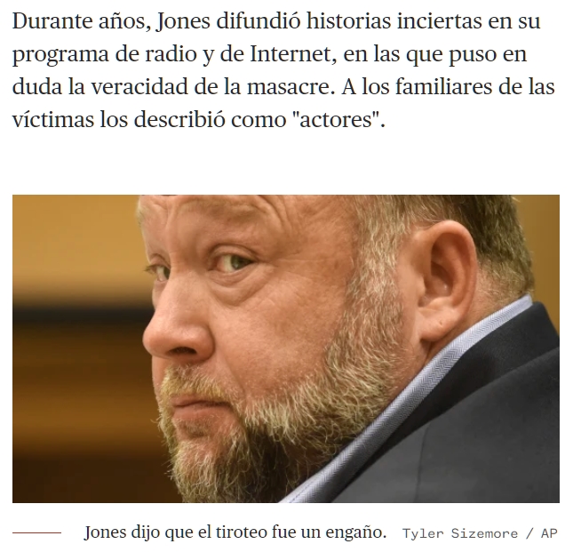 Casi 1000 millones de dólares de indemnización por esparcir bulos sobre una masacre