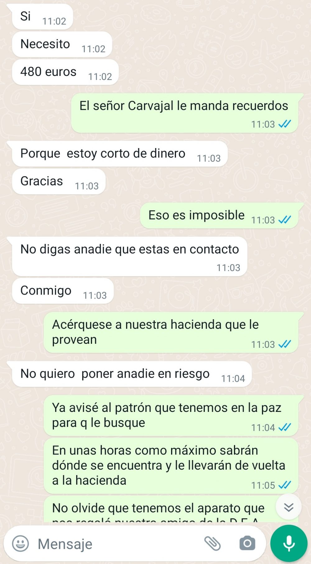 Troleando a un estafador