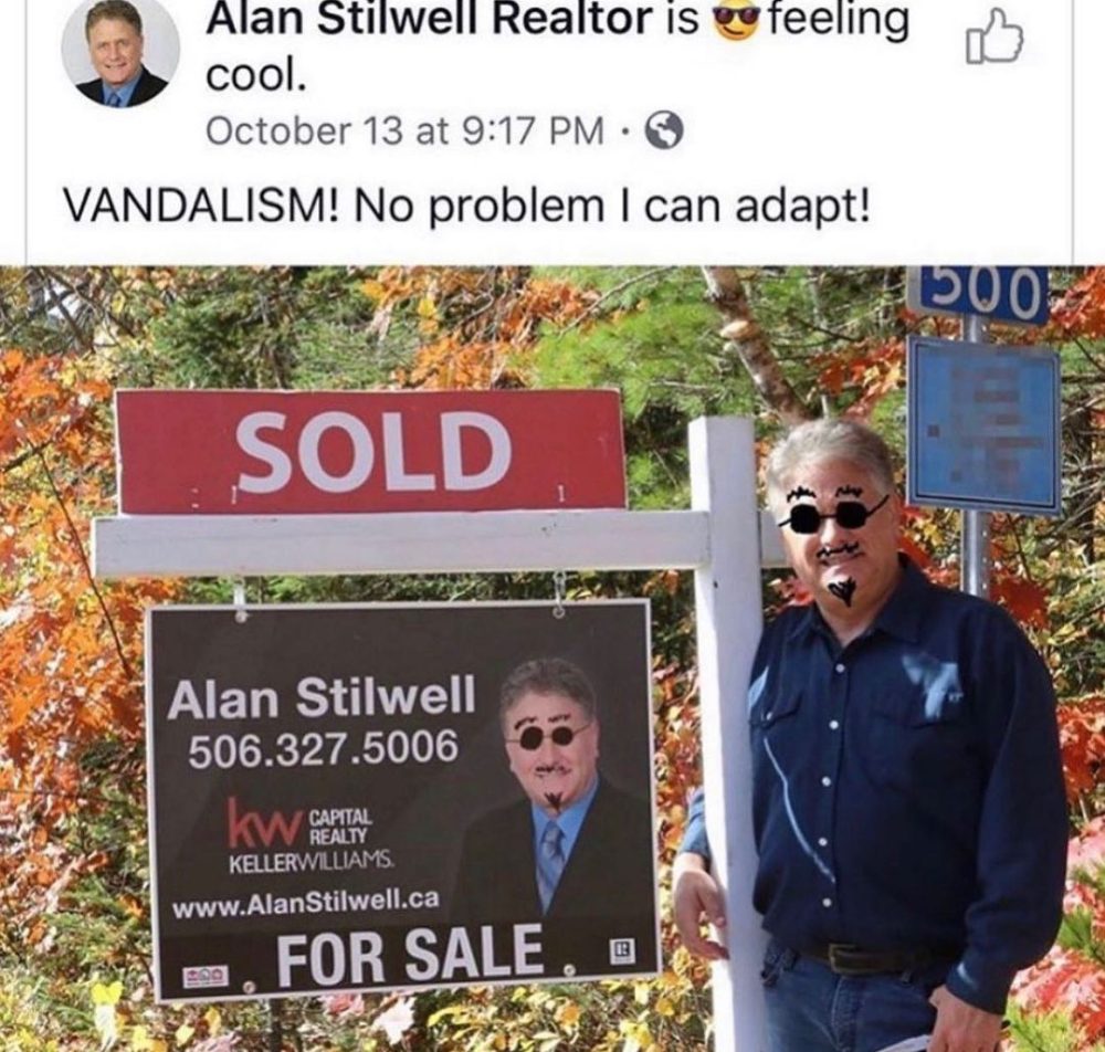 "¿Vandalismo? ¡sin problemas, me puedo adaptar!"