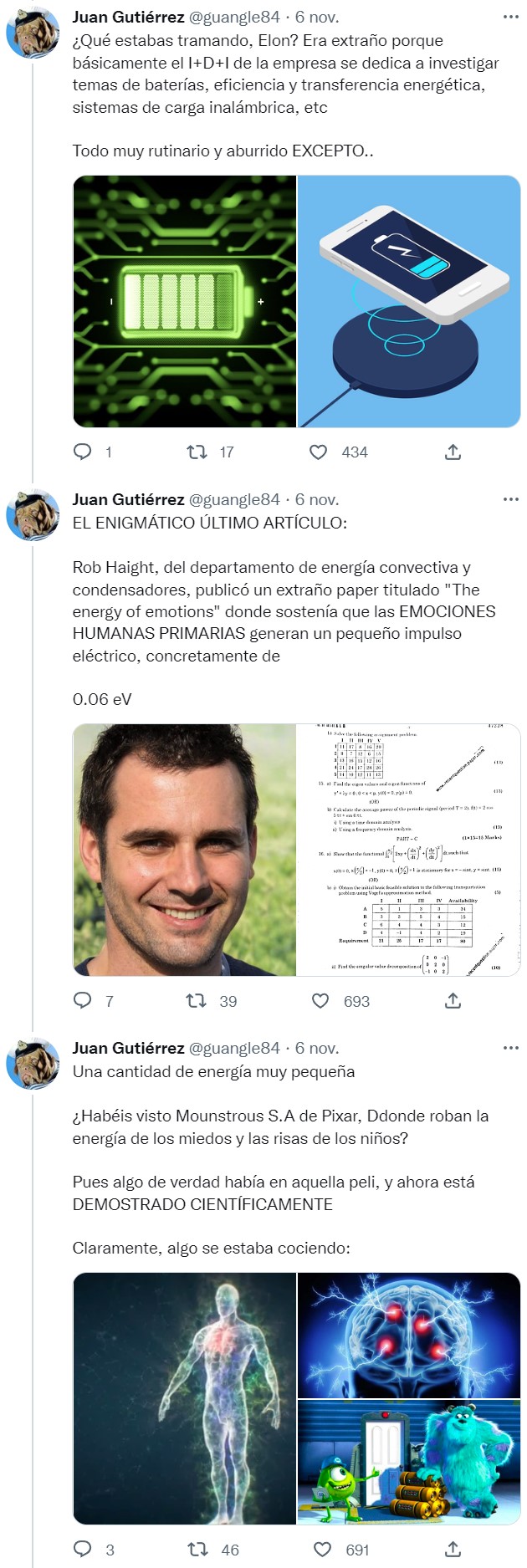 El hilo de twitter que emocionó a Iker Jiménez