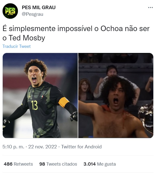 Ted Mosby es trending topic porque... ¡está bajo los palos de la selección de México!