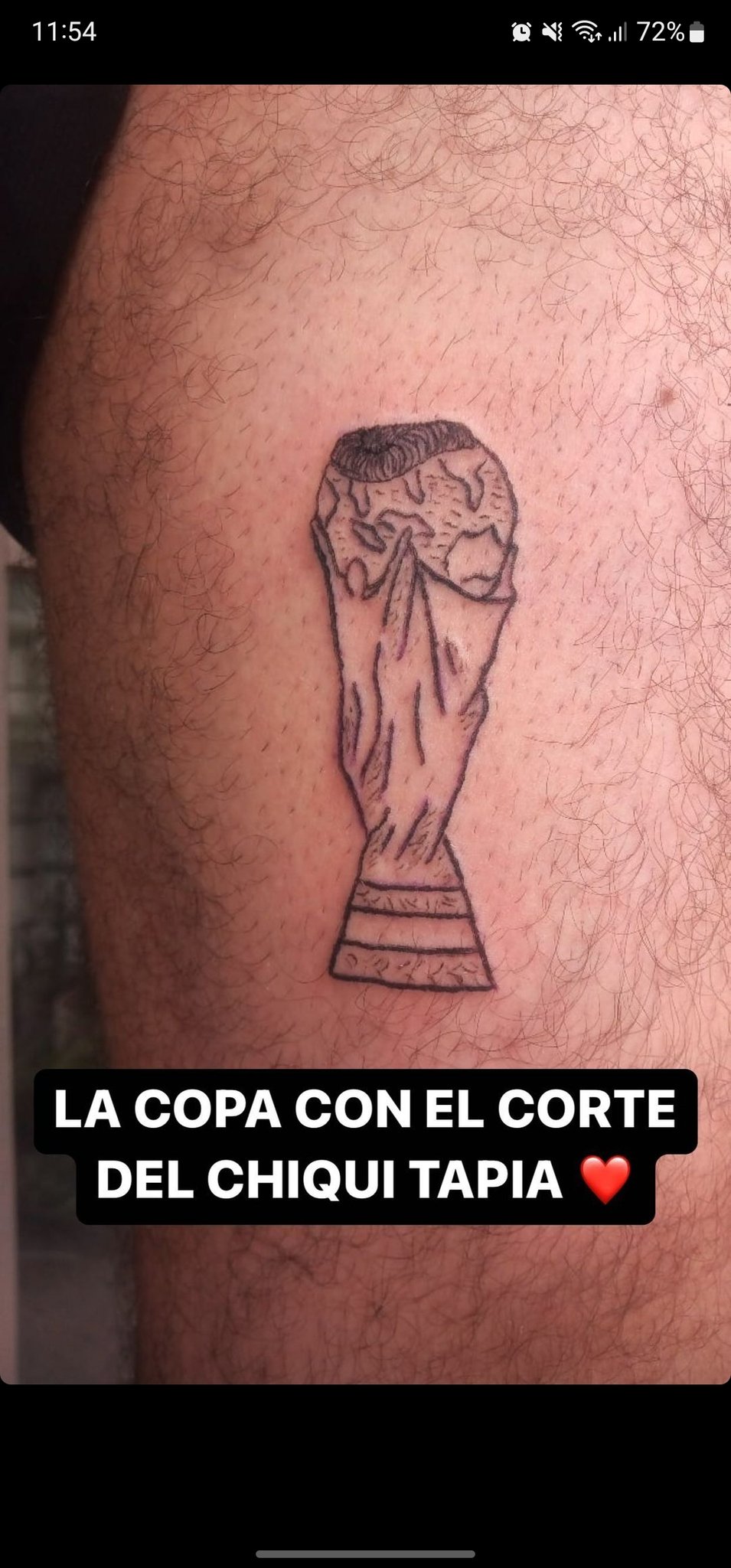 Galería de tatuajes demigrantes sobre Argentina en el mundial
