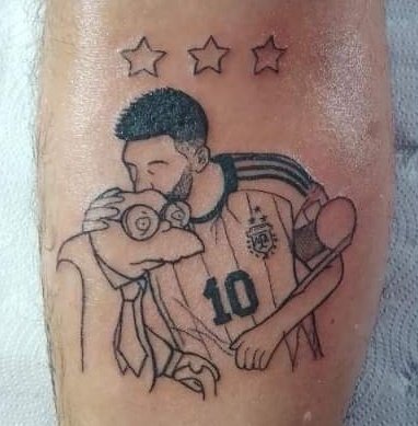 Galería de tatuajes demigrantes sobre Argentina en el mundial