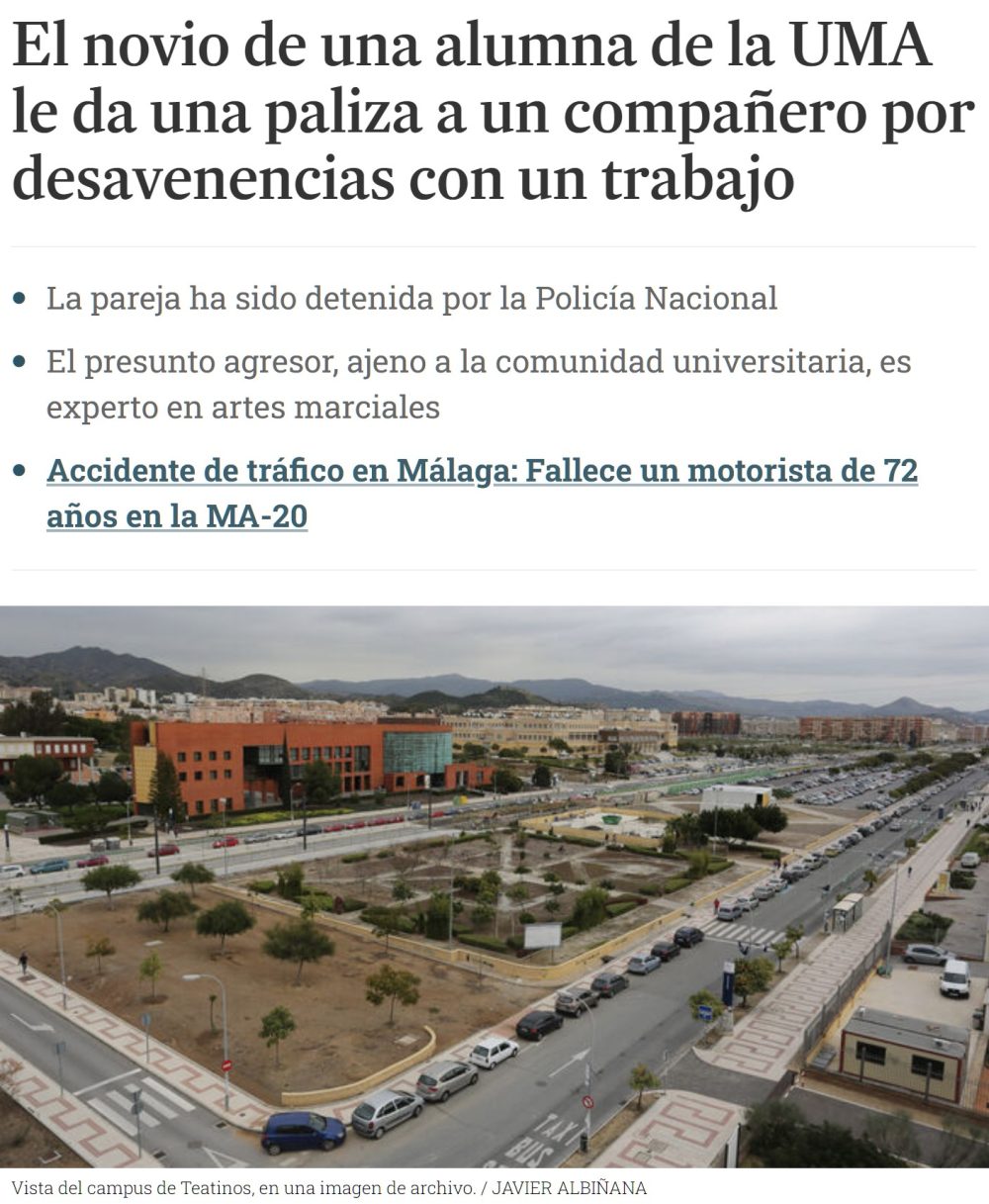 Se acabó la impunidad para los compañeros que no aportan nada a los trabajos de la Universidad