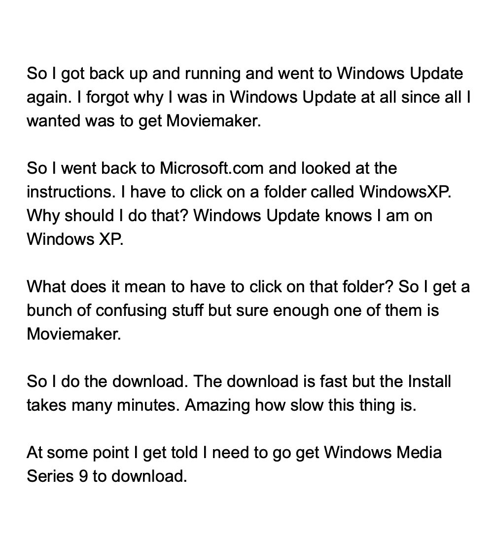 Cuando Bill Gates fue incapaz de instalar Microsoft Movie Maker, y escribió un e-mail a su equipo quejándose y pidiendo soluciones
