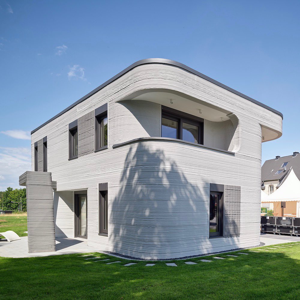 La primera estructura residencial impresa en 3D (Alemania)
