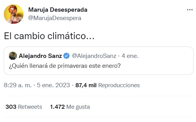 Por fin se responde a la mítica pregunta de Alejandro Sanz