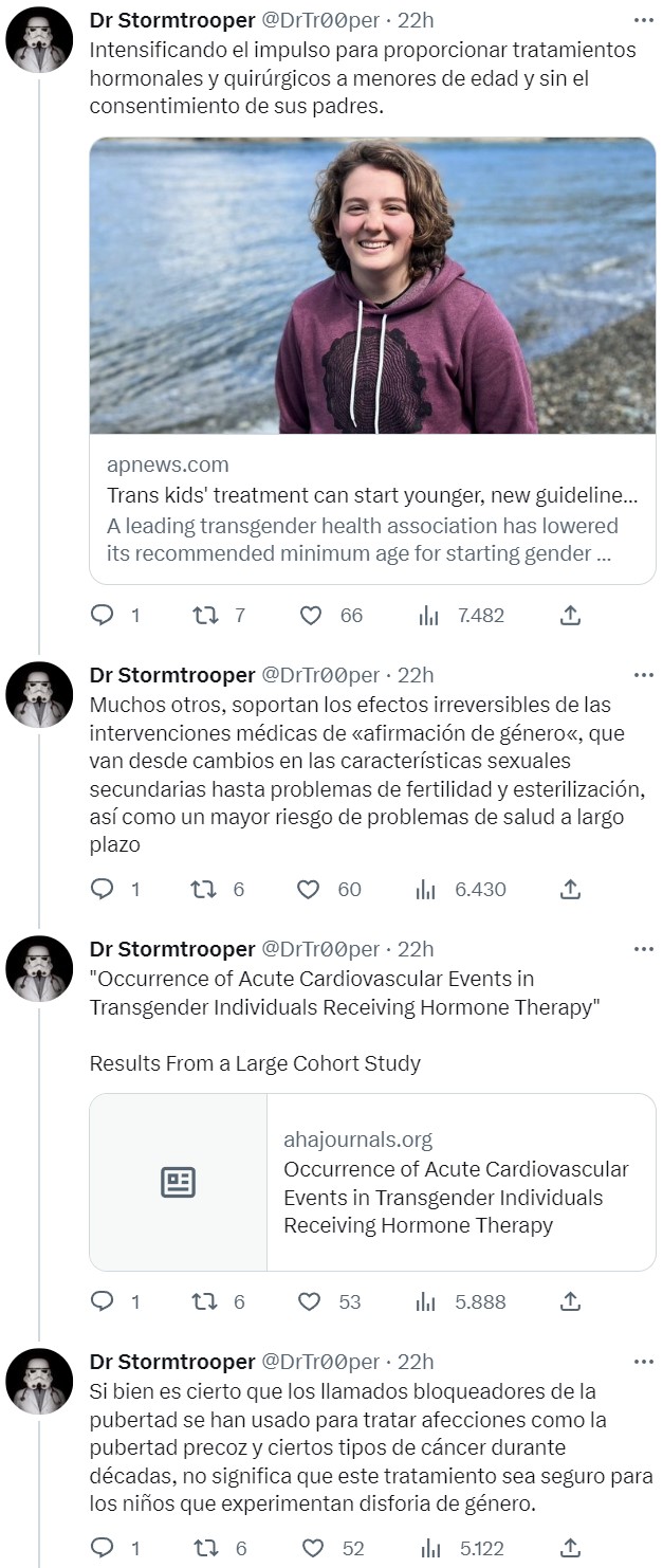 «destransicionistas», personas que antes se identificaban como transgénero, que se arrepienten después de haber tomado medidas para hacer la transición al sеxo opuesto